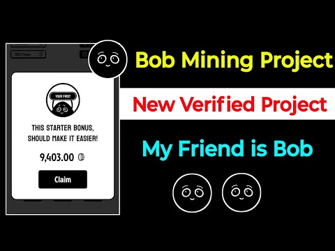 Bob Telegram Mining | New Mining Project Today | Bob Mining Bot | My Friend Is Bob.