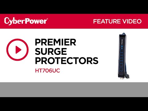 CyberPower Premier Home Theater Surge Protector HT706UC Feature Video