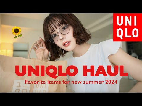 【ユニクロ夏服大量買い】過去一可愛い…🥺🩵高クオリティ&大人カワイイ新作が天才すぎ。