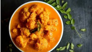 Cauliflower gravy in Tamil /cauliflower recipe /side for idli, dosa, chapathi