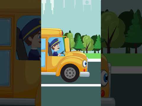 Wheels On The Bus Go Round And Round I Kids Videos For Kids #kidsvideo #shorts