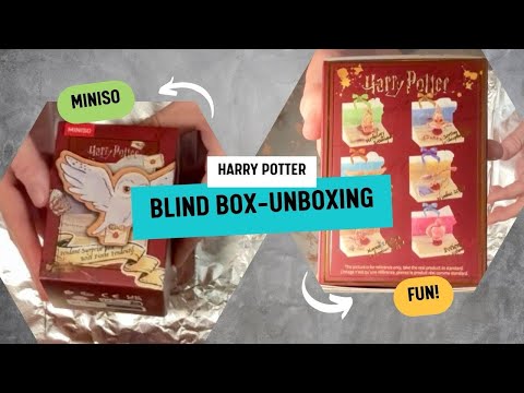 Unboxing a Harry Potter Miniso blind box #lovepotion #unboxingvideo #asmrunboxing #minisofinds