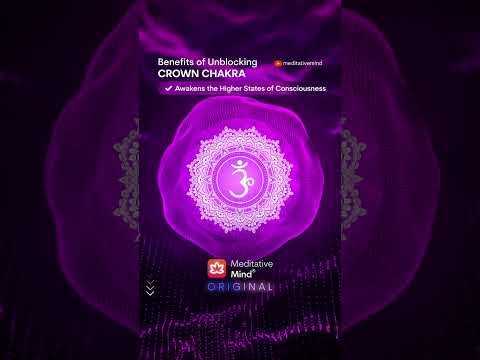 [30 Secs] Quick CROWN CHAKRA Unblocking #shorts #meditativemind