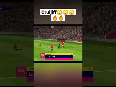 Cruijff what a goal 🚀🚀😳😳😳#shorts #efootball #skills