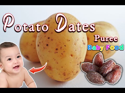 Potato Dates Puree || Quick Potato Recipe for Babies || 6months plus Baby food || Baby Food