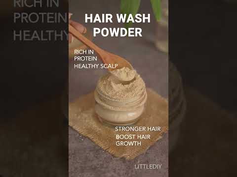 Protein rich hair wash powder to stop hair fall