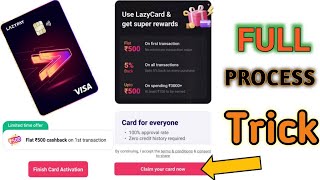 #lazypay Lazypay Free Card Launch / how to apply lazypay credit card / lazypay credit card