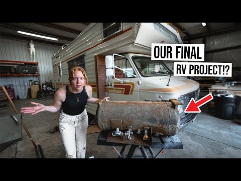 Our RV is BACK IN THE SHOP!? - Upgrading Our Camper Van’s Leaky Propane Tank! 🔥😳