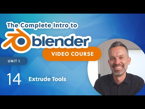 Blender Beginner Tutorial – Extrude Tools