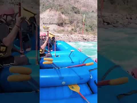 Rafting gone wrong #rishikeshrafting