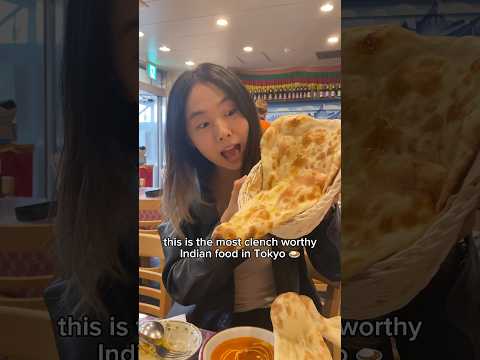 THE SIZE OF THE NAAN #japan #japanese #indianfood #japantravel