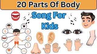 "Learn Body Parts with Song | Educational Video for Kids"