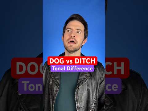 DOG or DITCH?! (Mandarin Chinese Tone Difference!) #chinese #mandarin #language #learn #shorts