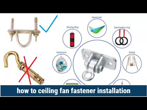 Best Ceiling Fan Hooks | U-shape ceiling hook | double fastener fan hook | ceiling fan hook