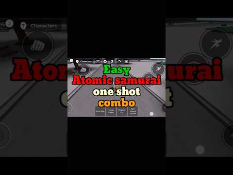 easy atomic samurai #roblox #strongestbattlegrounds #games