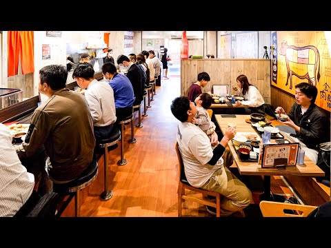 Meat set meal! A close look at the cafeteria and ramen shop that supports working men who eat a lot