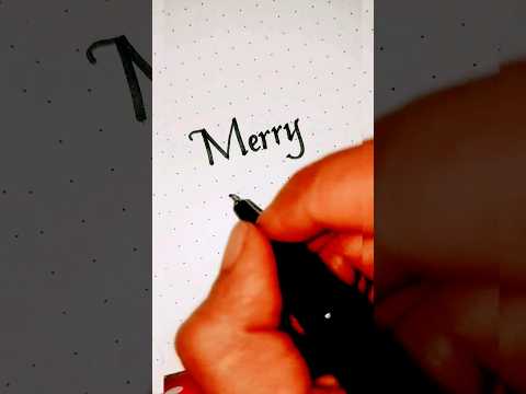 merry christmas #handwriting #shorts