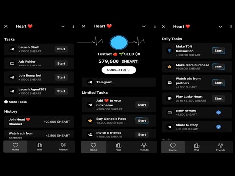 Heart Airdrop | Get Free 500 000+ $HEART Tokens For Using My Link | New Telegram Crypto Mining Bot