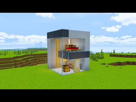 Minecraft: How To Build A Small Modern House Tutorial (#14)