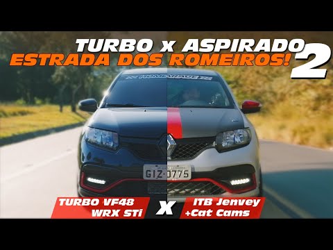 Sandero RS Turbo x Aspirado (saiu no Acelerados) ITB 8000 rpm: QUAL O MELHOR? Acelerei os dois!