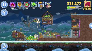 Angry Birds Friends Level 8 Tournament 1497 three stars NO POWER-UP walkthrough 2025-01-06