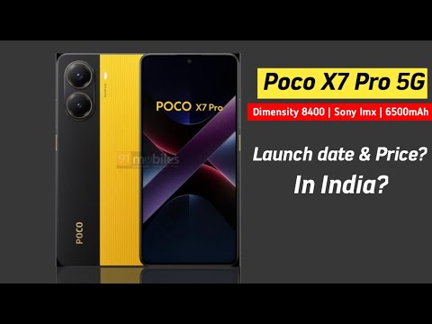 Poco X7 Pro 5G India Launch Date Confirmed | Poco X7 Pro 5G Price In India