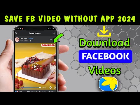 How To Save Facebook Videos On Android Or iOS Without APP 2024 || Save FB Videos to Phone’s Gallery