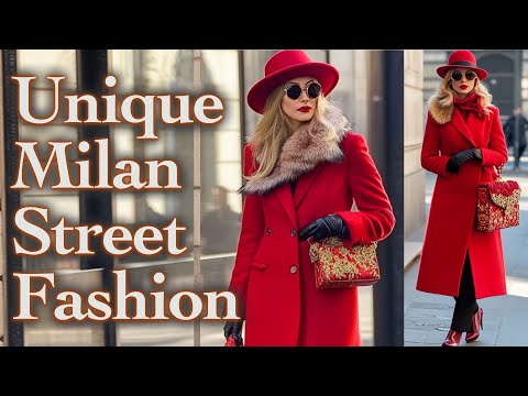 Unique Italian Street Style: Beautiful People Show Stunning Winter Outfits in Milan