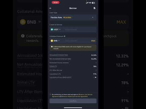 How to get Crypto Lon on Binance|Binance Crypto Loan Explained| crypto mahir #vairalvideo #shorts