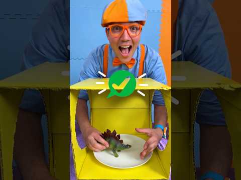 WHO'S THAT DINOSAUR?! Blippi Learning Games! #blippi #shorts