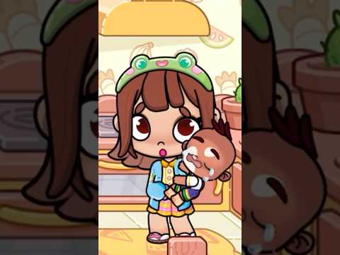 Babies shouldn't eat ice cream🤒🥰|avatar world #avatarworld #shortsvideo #tocaboca