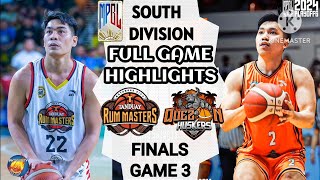 FINALS GAME 3 | MPBL HIGHLIGHTS | QUEZON VS BATANGAS | SOUTH DIVISION FINALS 2024 #mpbl