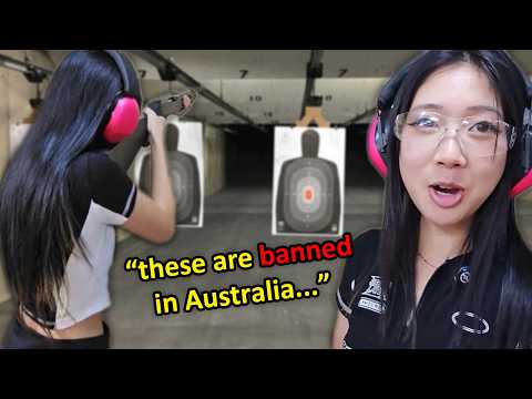 I Forced My Australian Friend To SHOOT GUNS...