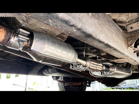 Home Made (no weld) Exhaust From Amazon on a Toyota Pickup 22RE