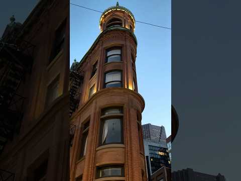 Built in 1892, the Gooderham Building in Toronto, is renowned for its unique triangular shape!