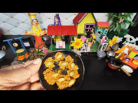 Miniature Easy Coconut Barfi Recipe|Miniature Cooking|नारियल की बरफी|#coconutbarfi,