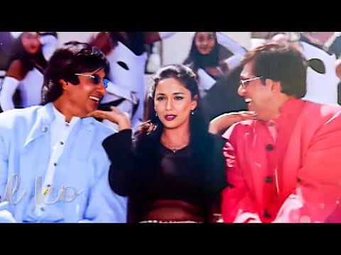 Makhna Lyrical Video | Alka Yagnik | Udit Narayan | Amit Kumar | Bade Miyan Chote Miyan | 1998