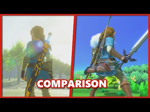 Breath of the Wild Trailer IN SMASH BROS (Comparison)