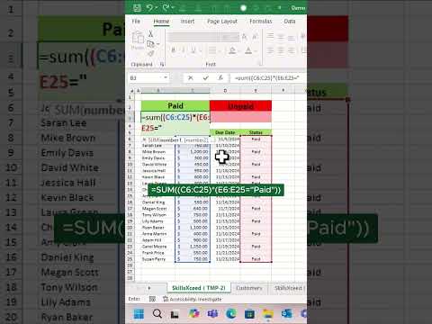 5-Minute Excel SUM Hack for Busy Professionals #shorts #exceltips #exceltricks #learnexcel