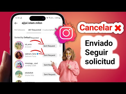 Cómo VER y CANCELAR las SOLICITUDES ENVIADAS en INSTAGRAM (2025)