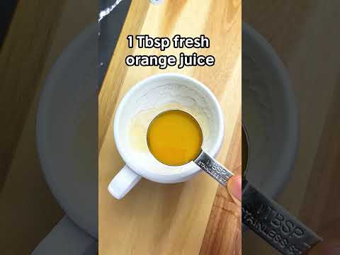 Moist Eggless Orange Mug Cake Recipe