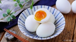 [Boiled egg in a frying pan] Easy and quick recipe! Great success on a busy morning ♪