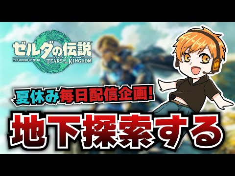 【ティアキン】夏休み毎日配信企画第7弾!!雑談しながら地下探索を探索【生配信】