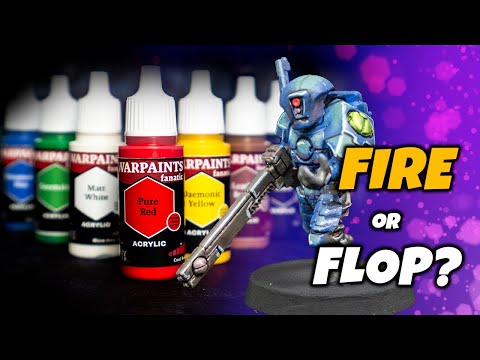 The Army Painter Warpaints Fanatic Miniature Paint Review! Is the HyPe Real?