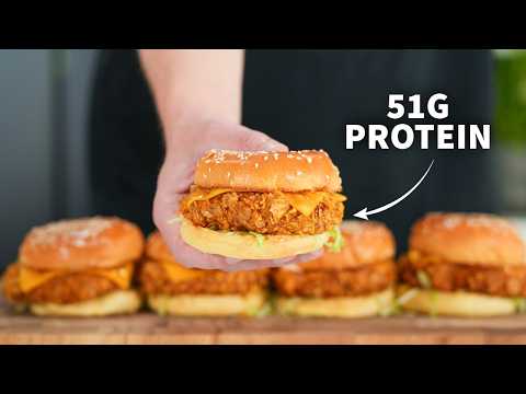 LOSE WEIGHT Eating This High Protein Low Cal Chicken Sandwich