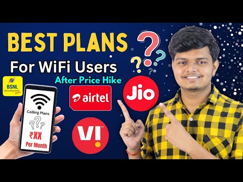 Best Only Calling Plans Jio, Airtel & Vi | Best Jio Plans For WiFi Users