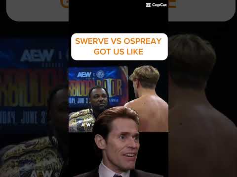 SWERVE VS OSPREAY 😳 #aew #aewdynamite #omg #shortsvideo #shorts #short #ytshorts #wwe