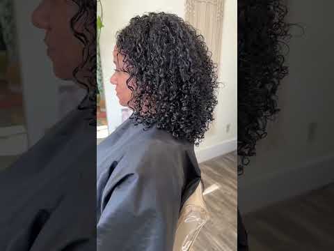 Curl Rehab Cut #curlyhair #hairtransformation #curls