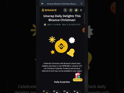 Binance Christmas giveaway | Claim your reward | #binance #christmas #giveaway #claim #reward #FREE