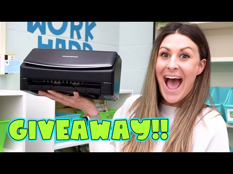 Classroom ScanSnap Intro and GIVEAWAY!!!